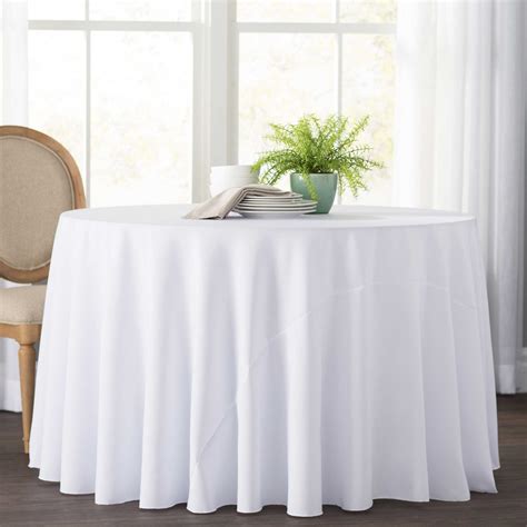 IMPORTANT REMINDERS When Making a Round Tablecloth-If using a cotton fabric, pre-shrink fabric before sewing. . 60 round tablecloth